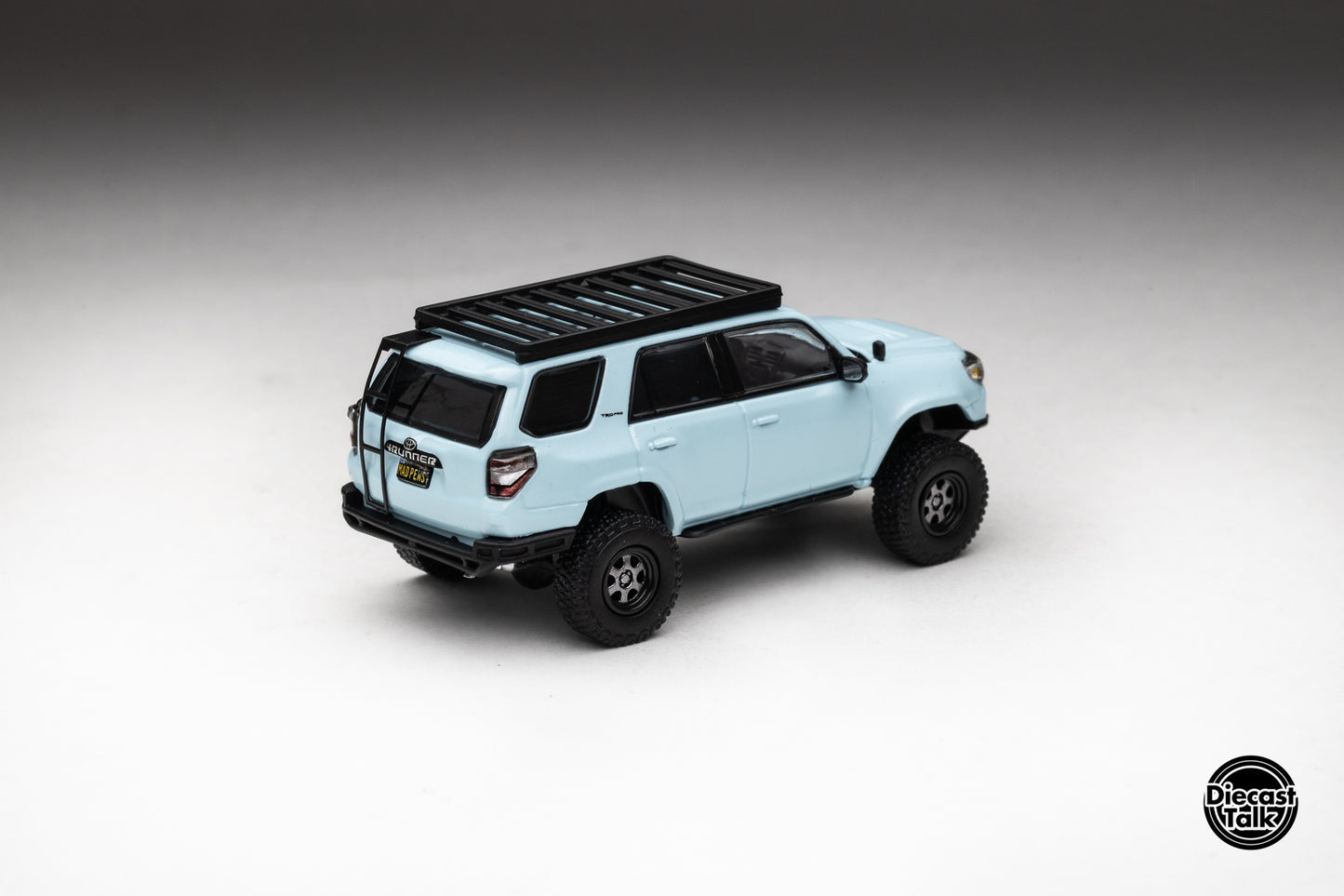 DiecastTalk Exclusive 1/64 Toyota 4Runner Pre-Runner (Madpews) with dog and accessories