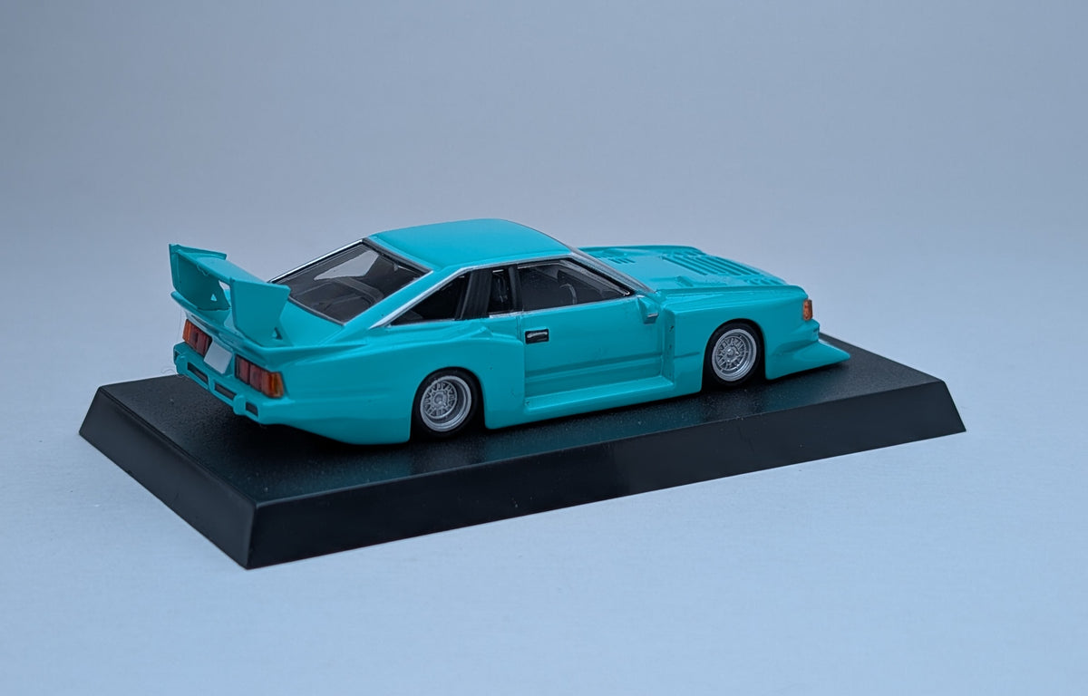 1/64 Aoshima Grachan Collection Nissan Silvia 110 Ver. 2 (Neon Blue)