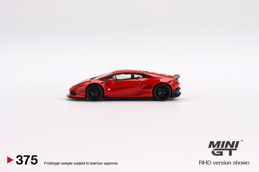 MINI GT 1:64 Japan LBWK Exclusive LB★WORKS Lamborghini Huracan ver. 2 Red #375