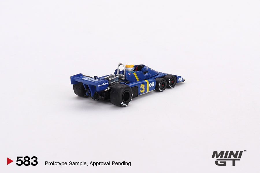 (Preorder) Mini GT 1:64 Tyrrell P34 #3 Jody Scheckter 1976 Swedish GP Winner