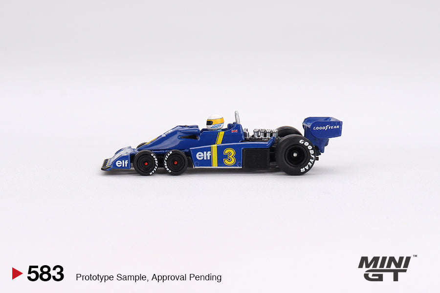 (Preorder) Mini GT 1:64 Tyrrell P34 #3 Jody Scheckter 1976 Swedish GP Winner