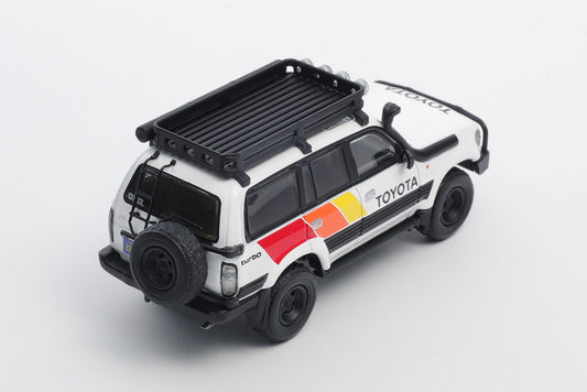 GCD 1/64 Toyota Land Cruiser 80 series overland TRD Stripe