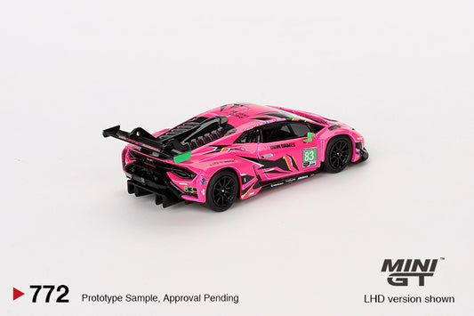 Mini GT 1:64 Lamborghini Huracan GT3 EVO2 #83 Iron Dames IMSA 2023 Daytona 24 Hrs