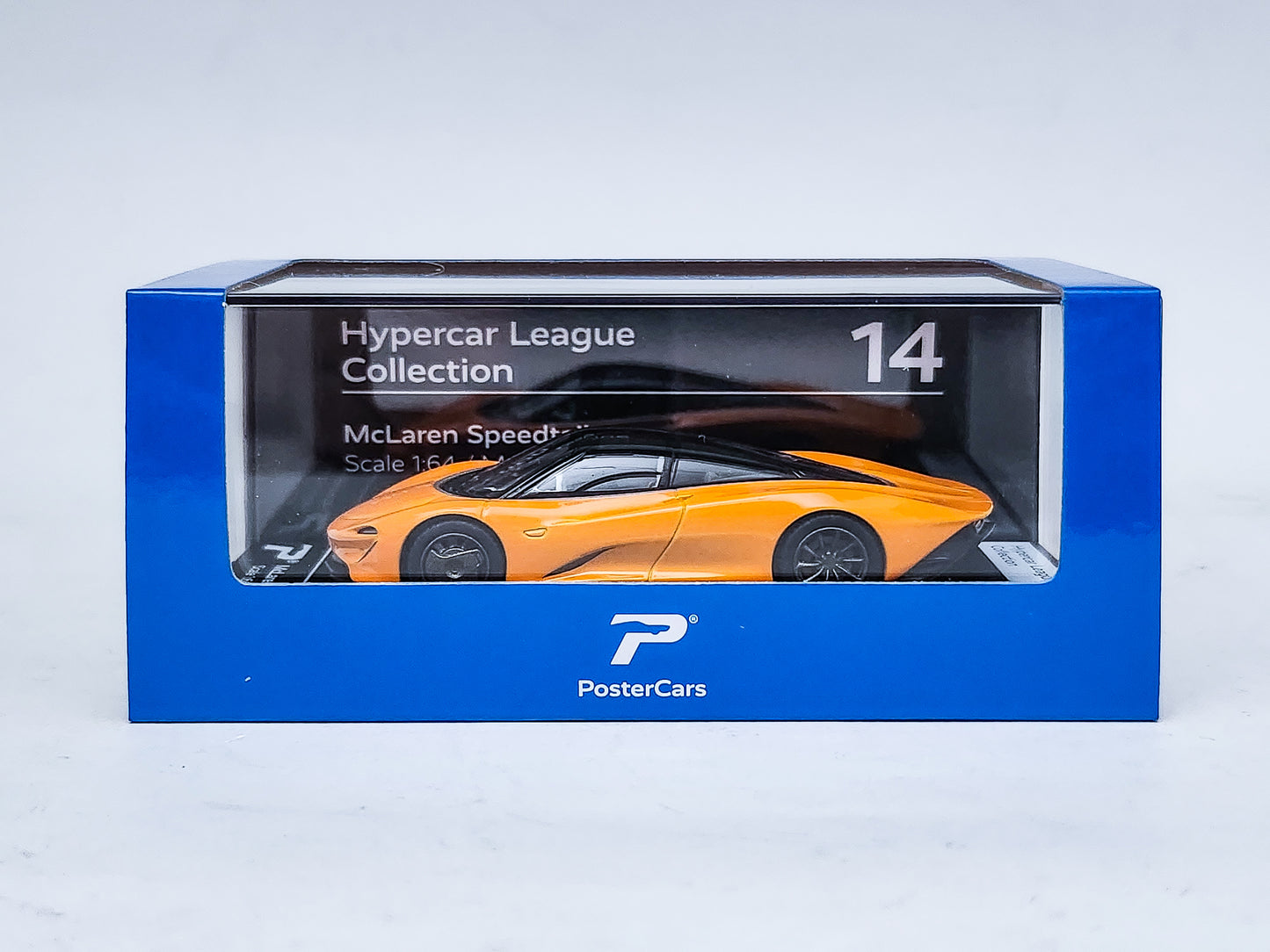 PosterCars 1/64 McLaren Speedtail Orange