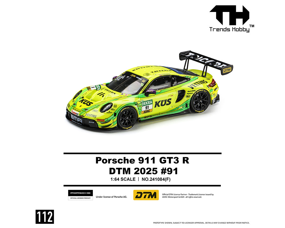 Trends Hobby 1:64 Porsche 911 GT3 R – DTM #91 2025 – Limited Edition
