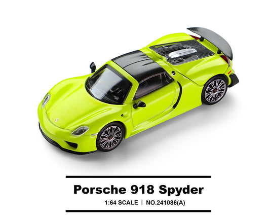 Trends Hobby 1/64 Porsche 918 Spyder – Acid Green – Limited Edition