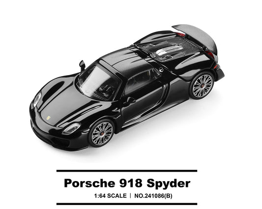 Trends Hobby 1/64 Porsche 918 Spyder – Black – Limited Edition