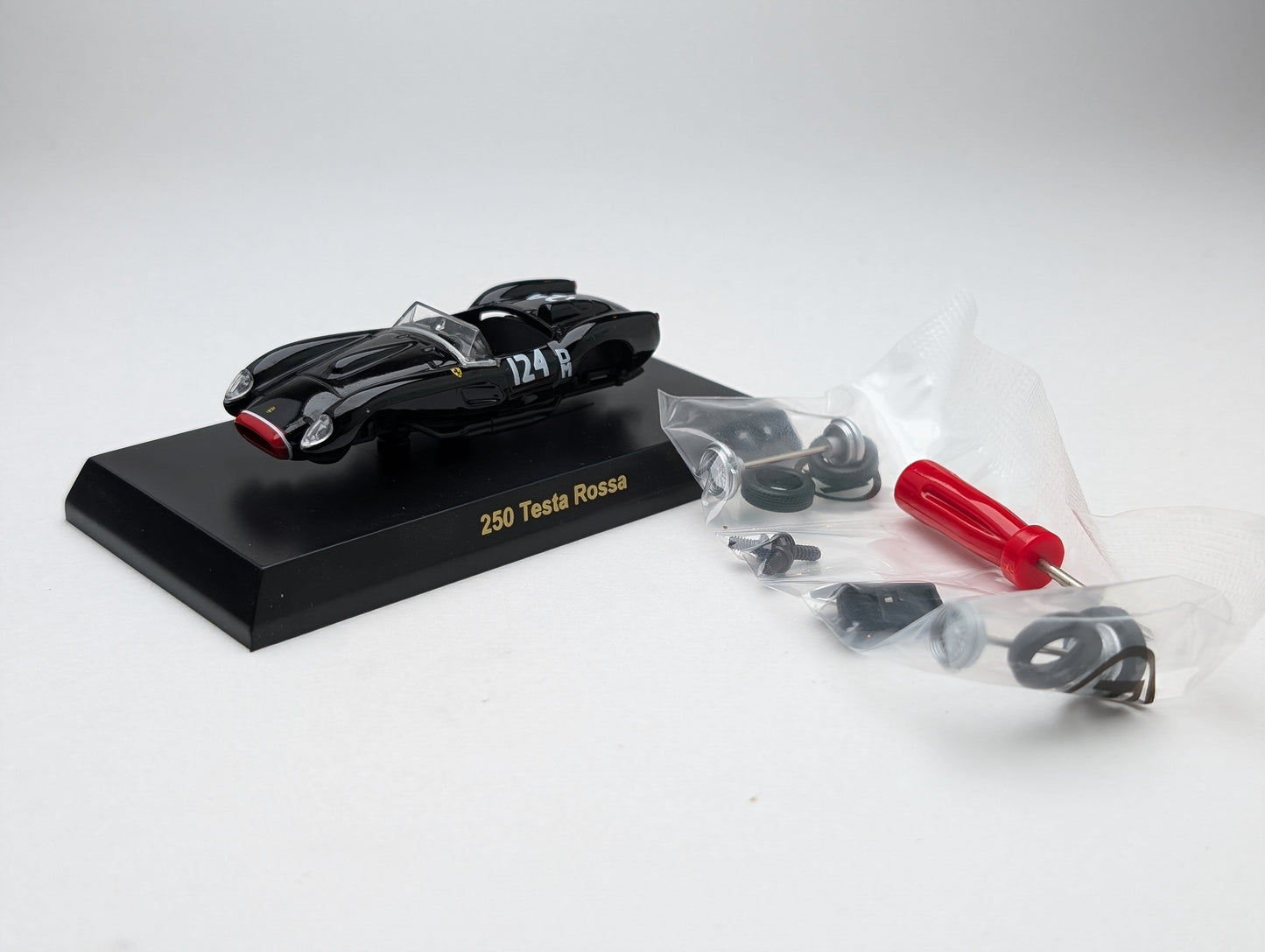 KYOSHO 1:64 Ferrari 250 Testa Rossa Black (with tools)