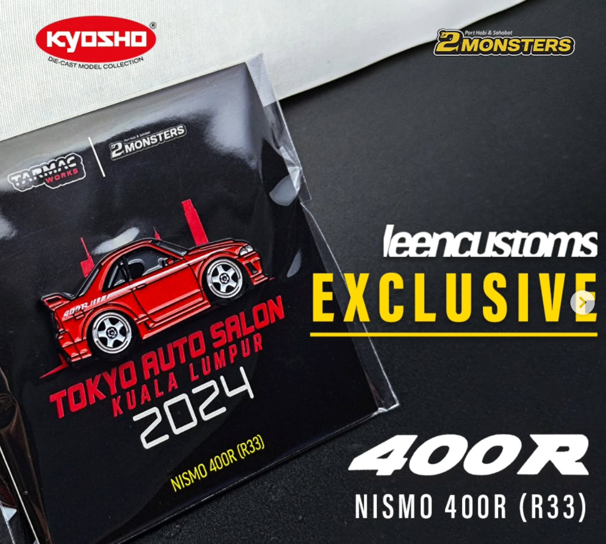 Kyosho 1:64 Nissan Nismo 400R RED Tokyo Auto Salon KL Kyosho 1:64 Nissan Nismo 400R RED Tokyo Auto Salon KL