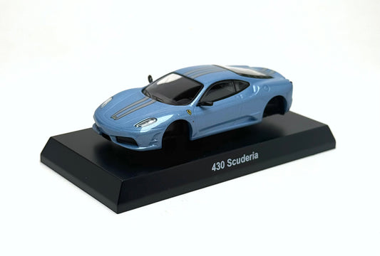KYOSHO 1:64 Ferrari 430 Scuderia (Chrome Baby Blue)