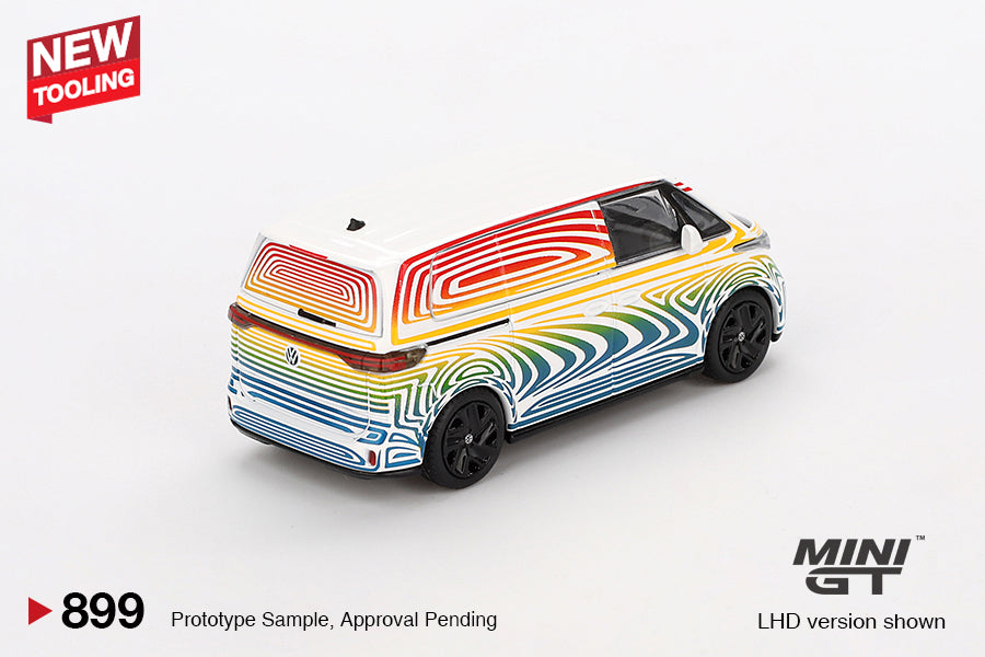 Mini GT 1:64 Volkswagen ID. Buzz Prototype “Rainbow