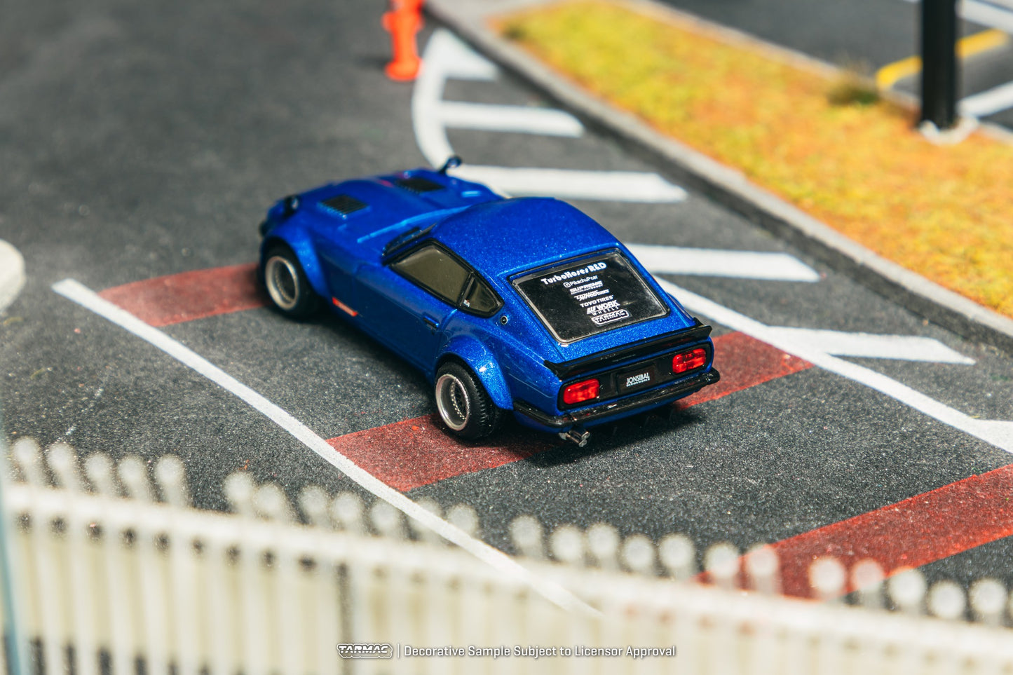 Tarmac Works 1/64 Nissan Fairlady Z S30 Widebody Blue Jon Sibal