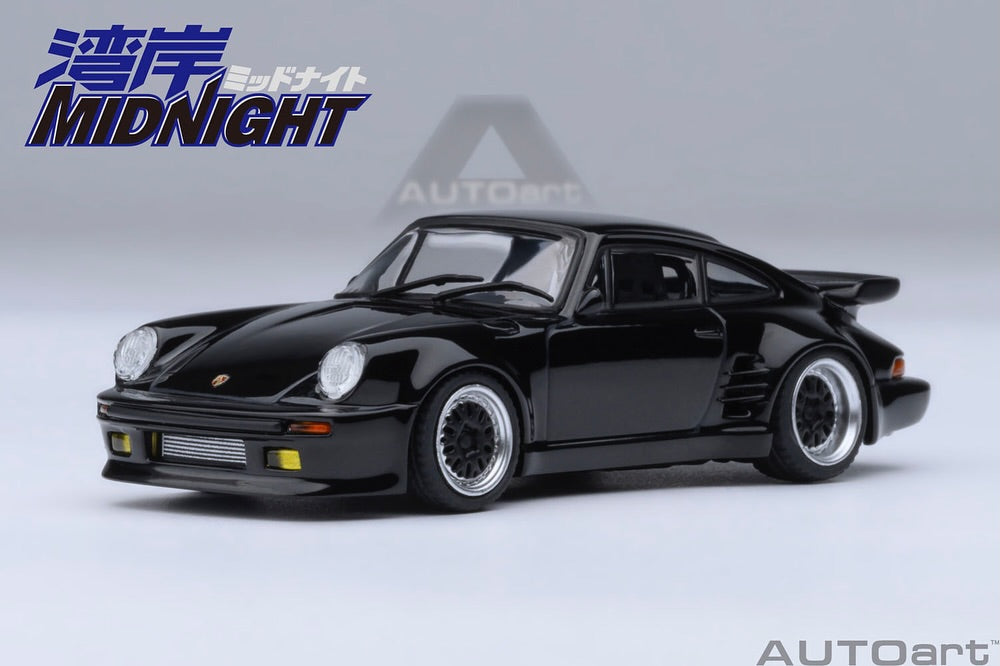 AUTOart 1:64 Porsche 911 (930) Turbo Wangan Midnight “Blackbird” Comic Version 1