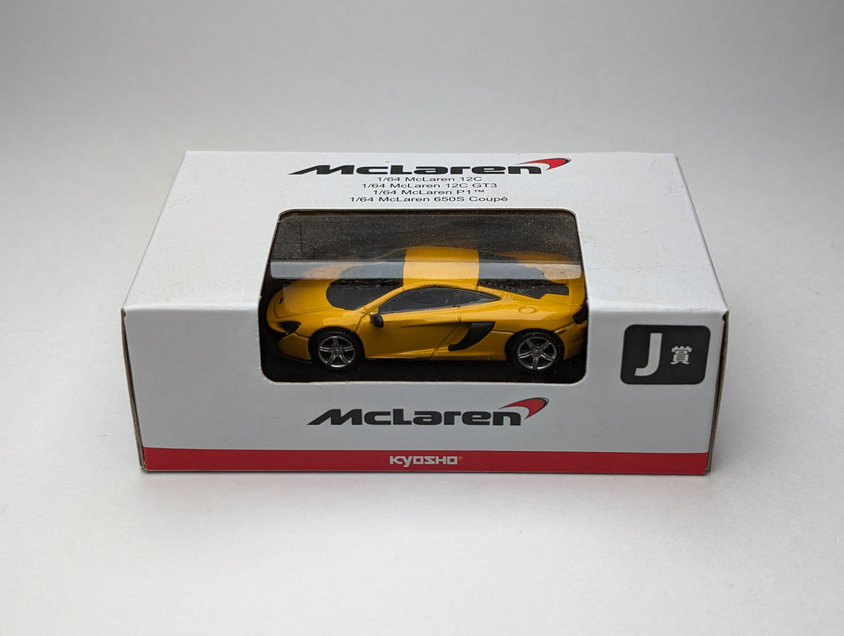 KYOSHO 1/64 Minicar Collection McLaren650S Coupe (Yellow)