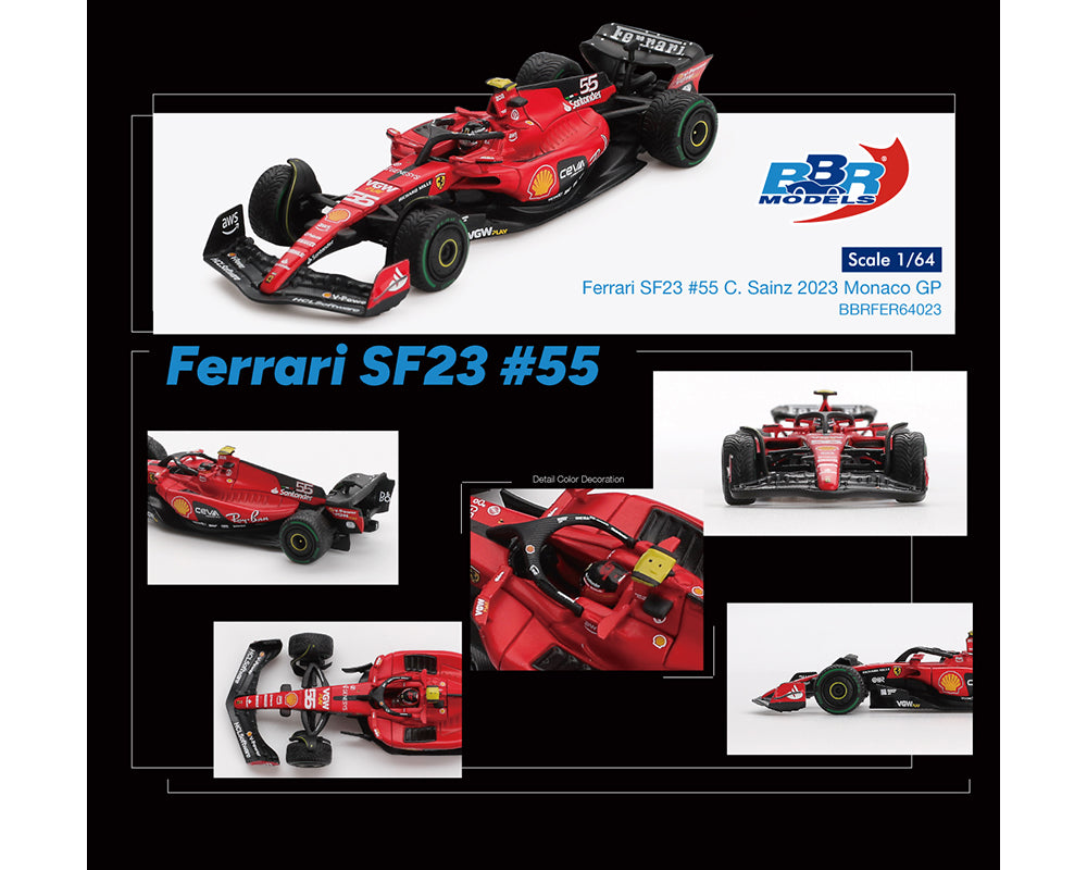 フェラーリ SF21 F1 エミリアロマーニャGP2021 N.55 サインツ BBR 1/43 フェラーリ SF21 F1 エミリアロマーニャGP2021 サインツ No.55