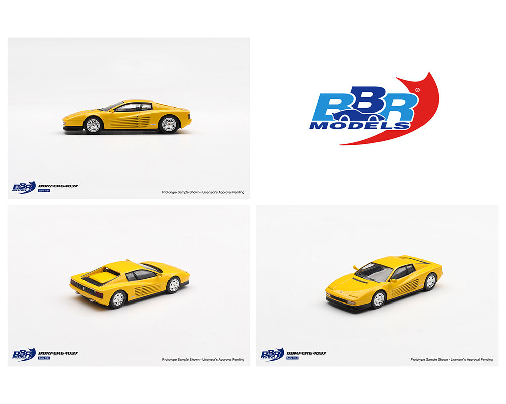BBR Models 1:64 1989 Ferrari Testarossa – Giallo Modena – Limited Edition