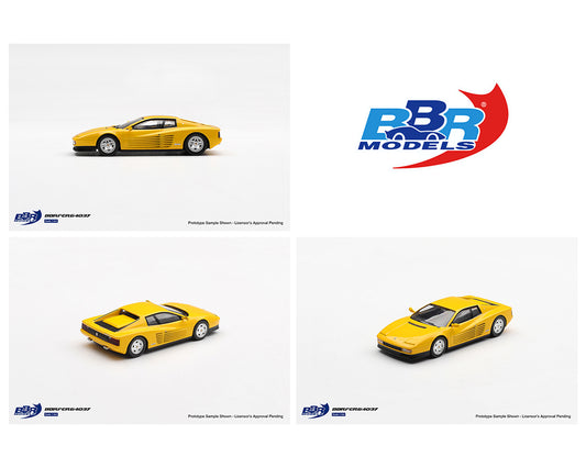 BBR Models 1:64 1989 Ferrari Testarossa – Giallo Modena – Limited Edition