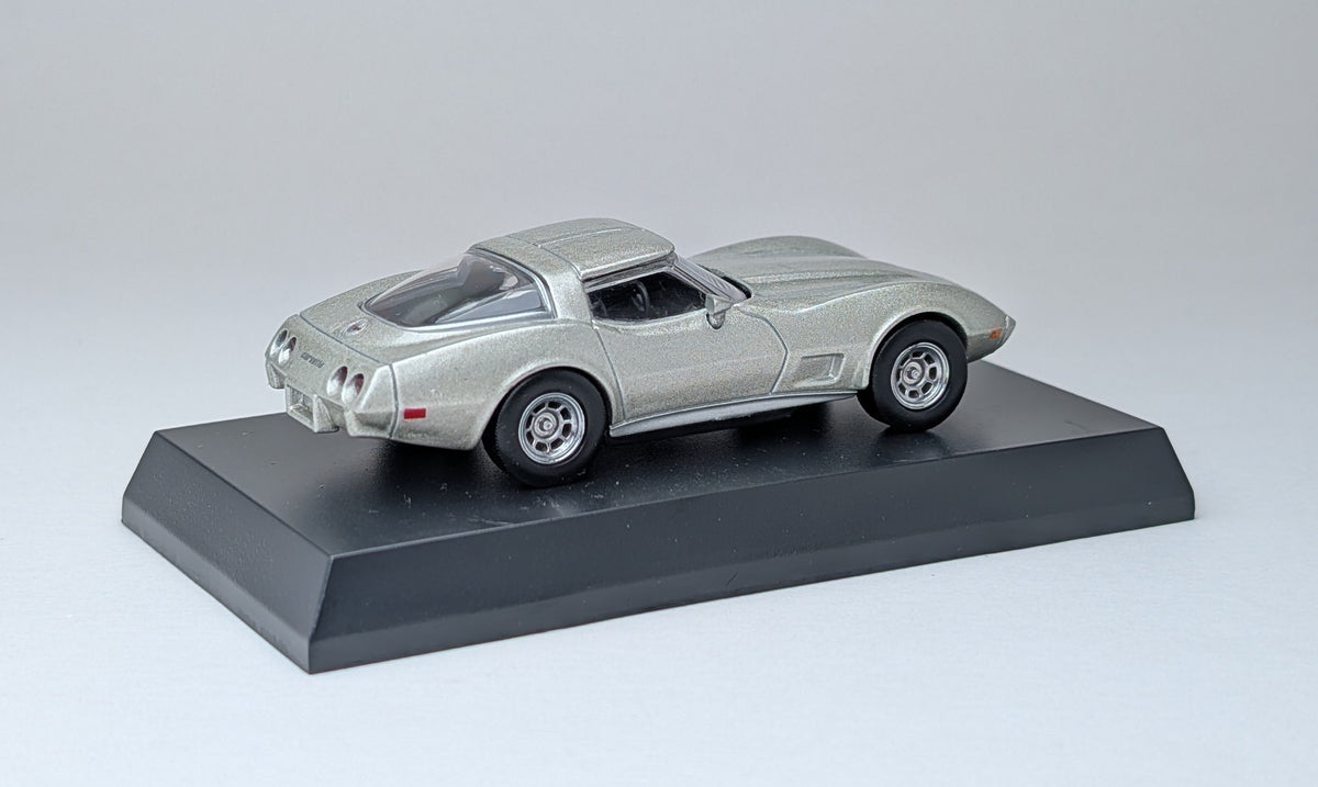 KYOSHO 1:64 USA Sports Car Minicar Collection Chevrolet Corvette (Silver)