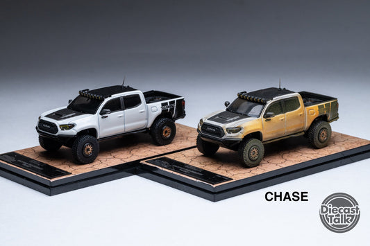 GCD DiecastTalk Exclusive 1/64 Toyota Tacoma Pre-Runner PUGZ TRD PRO Widebody Ltd 1008pcs