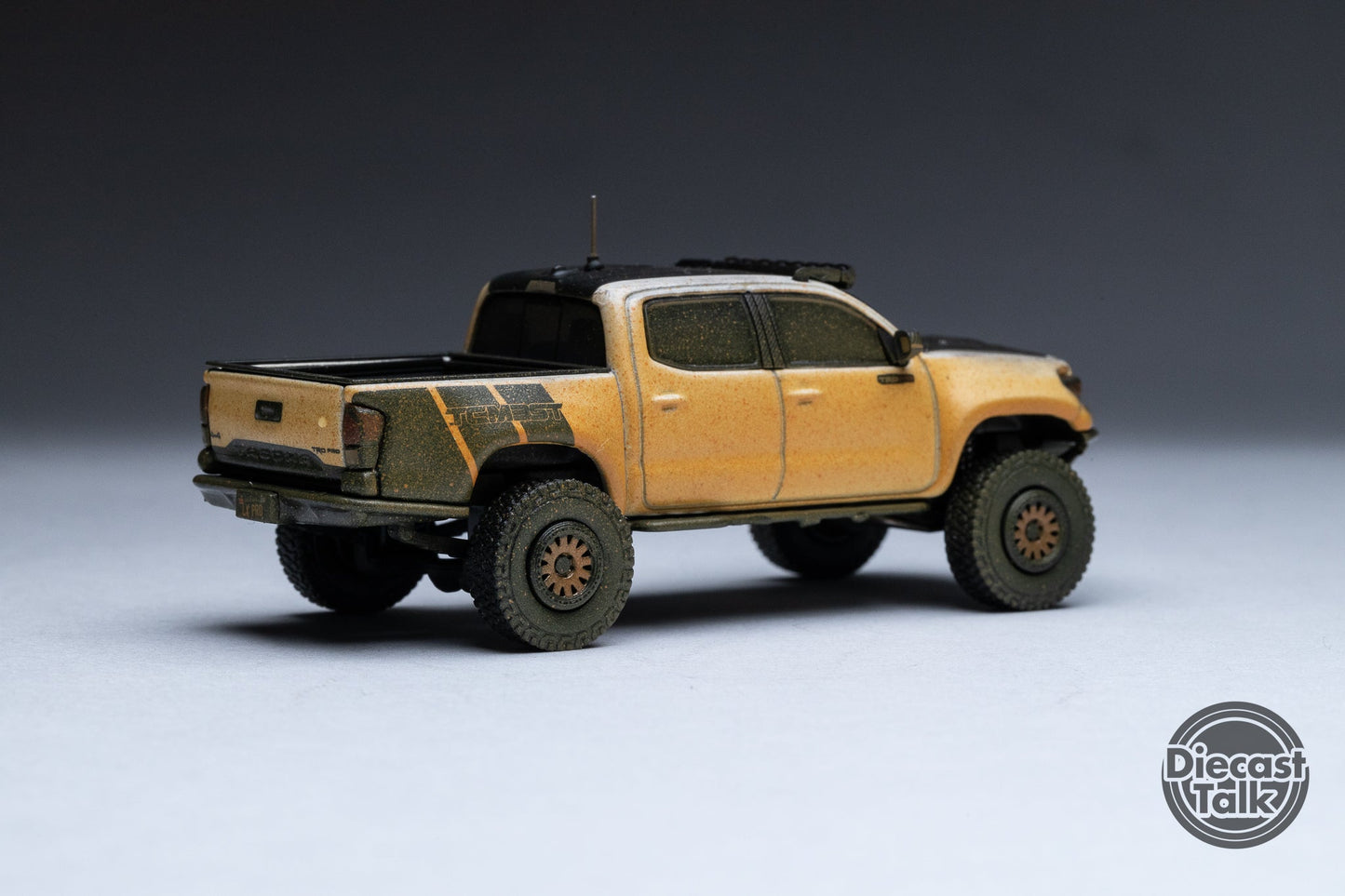GCD DiecastTalk Exclusive 1/64 Toyota Tacoma Pre-Runner PUGZ TRD PRO Widebody Ltd 1008pcs