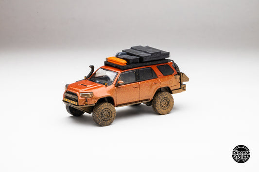 DiecastTalk GCD 1/64 Toyota 4Runner TRD PRO Overland Inferno Orange