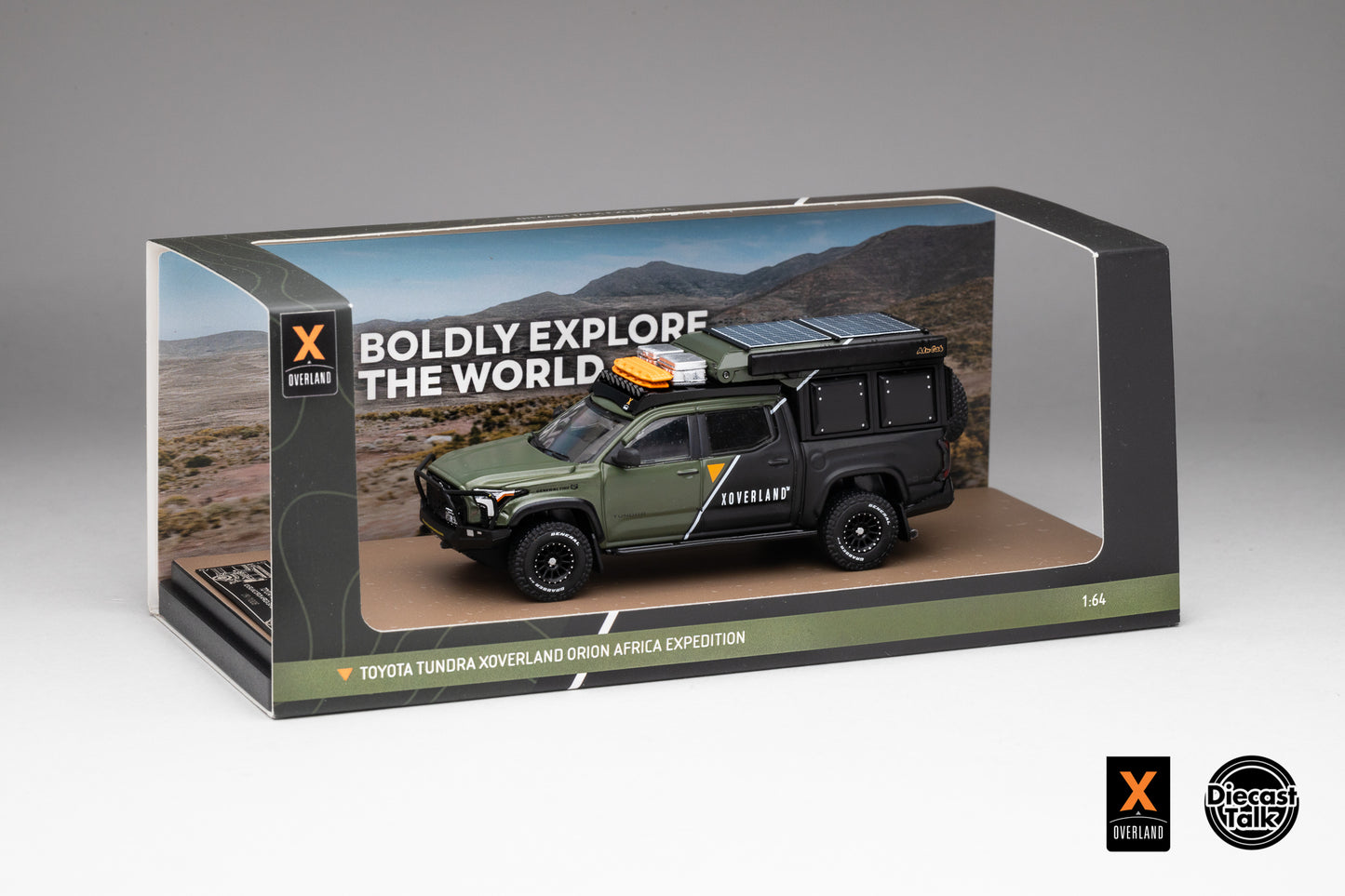 XOverland x DiecastTalk 1/64 Toyota Tundra Orion Africa Expedition