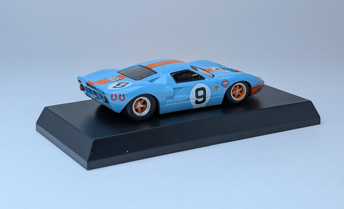 KYOSHO 1:64 USA Minicar Collection Ford GT40 #9 (Blue and Orange)