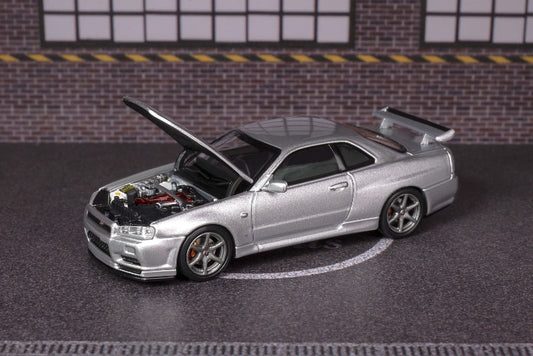 MotorHelix 1/64 Nissan Skyline GT-R R34 V-spec II