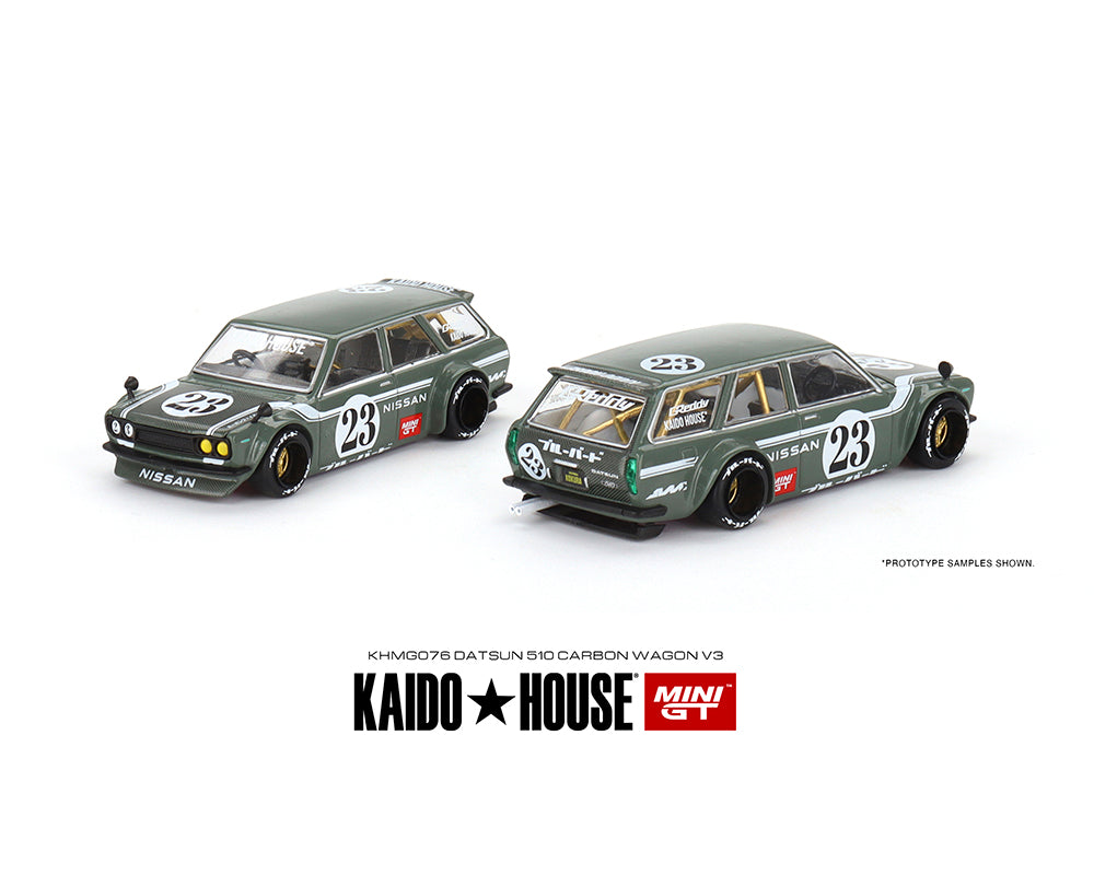 Kaido House x Mini GT Datsun 510 Pro Street Full Carbon V1 - Black | eBay