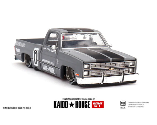 Kaido House x Mini GT 1:64 Chevrolet Silverado Kaido V2 – Grey