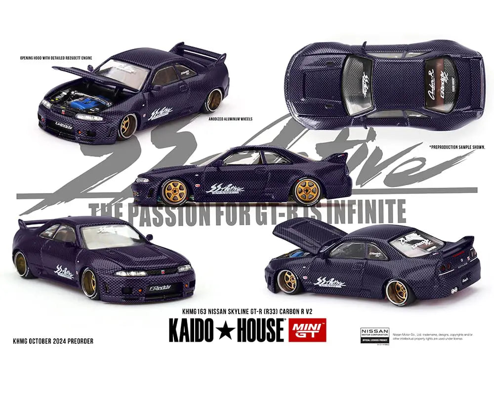 NSX Evasive V1 KAIDO HOUSE GT-R R33ミニカー Evasive Motorsports: Kaido House x Mini GT 1:64 Honda NSX
