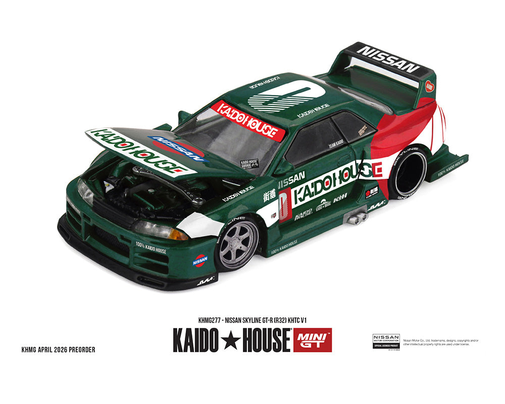 Kaido House x Mini GT 1:64 Nissan Skyline GT-R (R32) KHTC V1