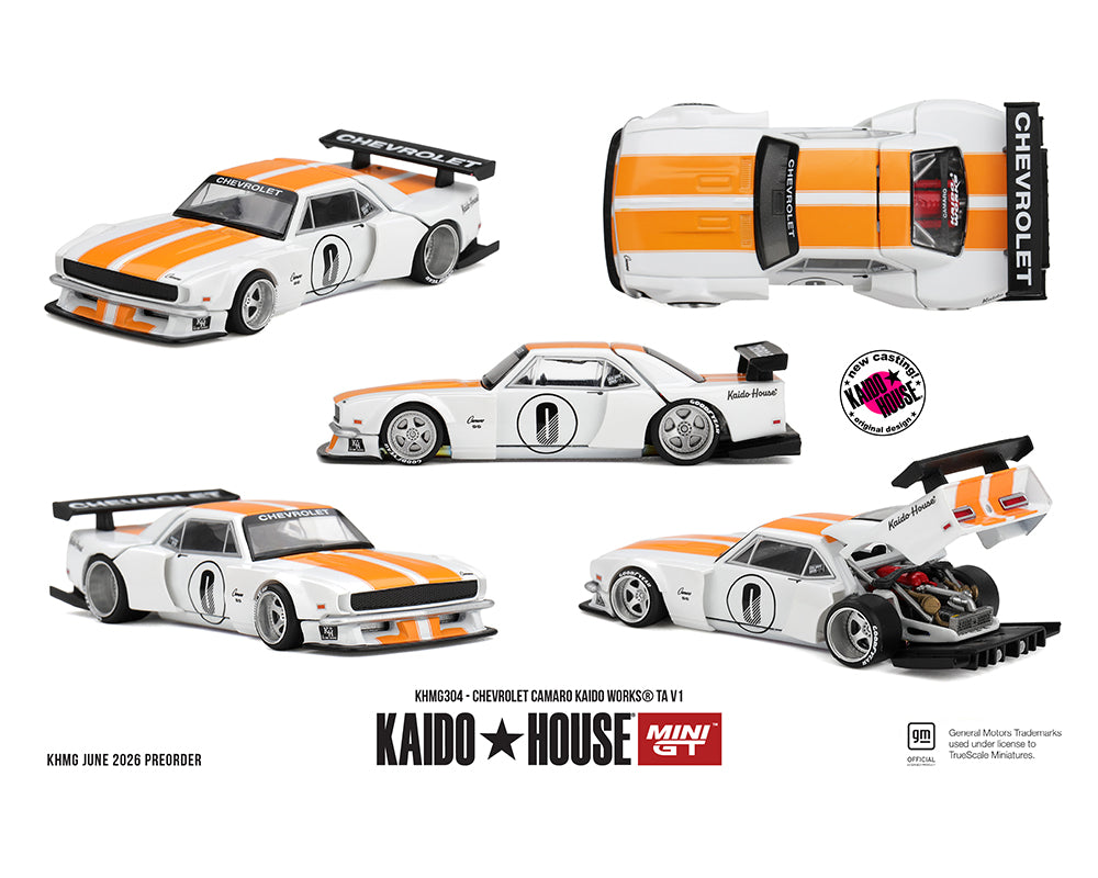 Kaido House x Mini GT 1:64 Chevrolet Camaro KAIDO WORKS TA V1
