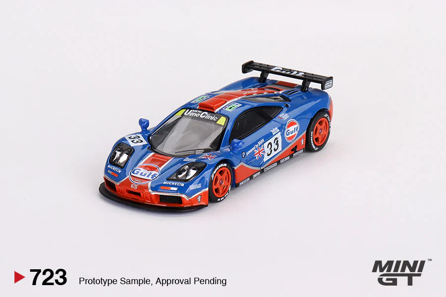 Mini GT 1:64 McLaren F1 GTR #33 1996 Le Mans 24Hr GULF – Blue