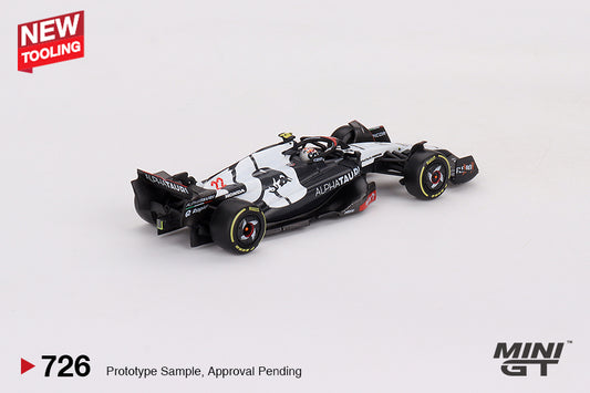 Mini GT 1:64 AlphaTauri AT04 #22 Yuki Tsunoda 2023 F1 2023 Australian GP- MiJo Exclusives