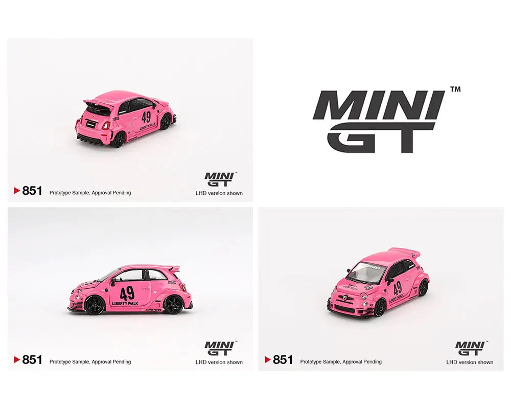 Preorder) Mini GT 1:64 Abarth 595 LB-WORKS x Abas Works IZTK