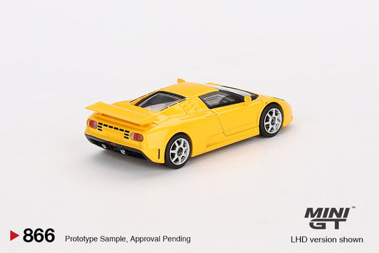 Mini GT 1:64 Bugatti EB110 Super Sport Giallo