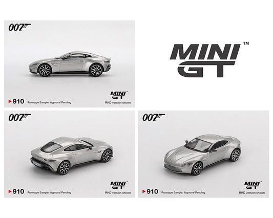 Mini GT 1:64 Aston Martin DB10 James Bond 007 “SPECTRE” – English Packaging – Limited Edition