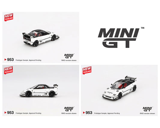 Mini GT 1:64 Mazda AZ-1 Liberty Walk LB40 – White – 2024 Tokyo Auto Salon