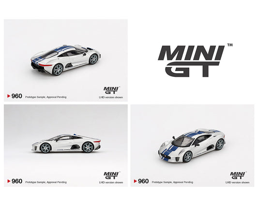 Mini GT 1:64 Jaguar C-X75 – Silver