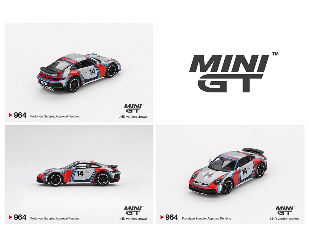 Mini GT 1:64 Porsche 911 Dakar “Rally 1978” – Ice Grey Metallic