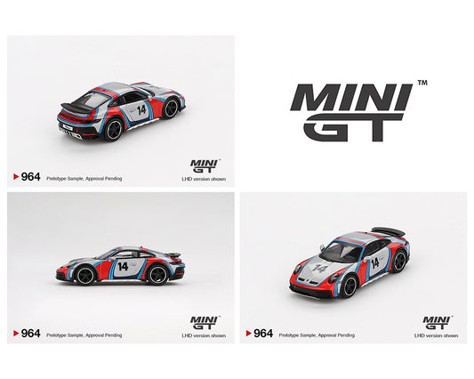 Mini GT 1:64 Porsche 911 Dakar “Rally 1978” – Ice Grey Metallic
