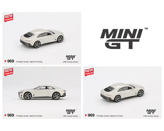 (Preorder) Mini GT 1:64 Bentley Batur – Bonneville Pearl