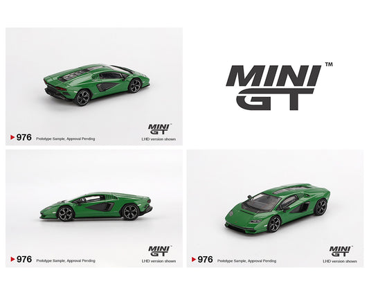 Mini GT 1:64 Lamborghini Countach LPI 800-4 Verde Medio