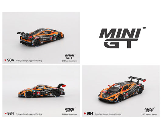 Mini GT 1:64 McLaren 720S GT3 Evo Pfaff Motorsports 2024 IMSA Daytona 24 Hrs