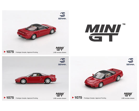 (Preorder) Mini GT 1:64 Honda NS-X Prototype Midship Sports 1989 Ayrton Senna w/ Figure- Mijo Exclusives