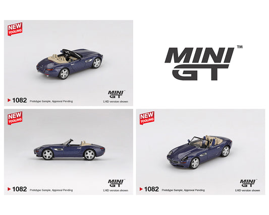 (Preorder) Mini GT 1:64 BMW Z8 Alpina – Alpine Blue