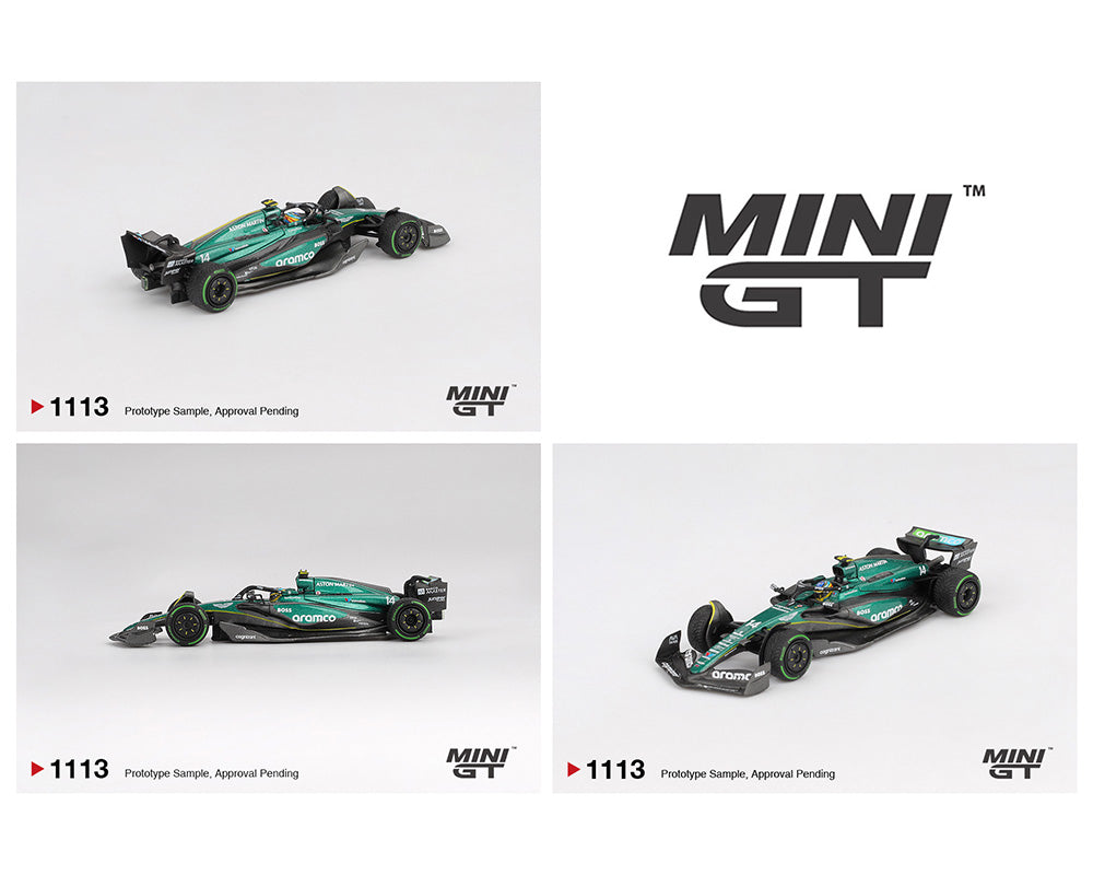 (Preorder) Mini GT 1:64 Aston Martin AMR24 #14 Fernando Alonso 2024 F1 2024 Canadian GP