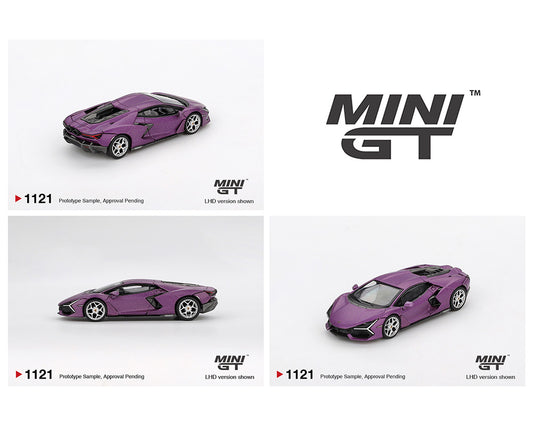 (Preorder) Mini GT 1:64 Lamborghini Revuelto Viola 30th – Matte Purple – Mijo Exclusives
