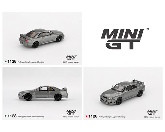 Mini GT 1:64 NISSAN Skyline GT-R Dark Metal Gray (NISMO BCNR33 CRS Version)